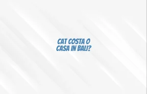 cat costa o casa in bali
