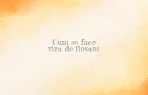 cum se face viza de flotant