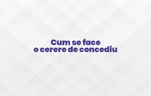 cum se face o cerere de concediu