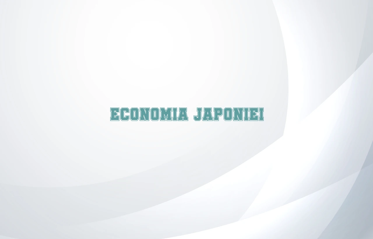 economia japoniei